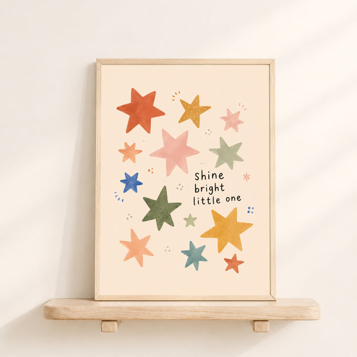 Shine Bright Little One Print