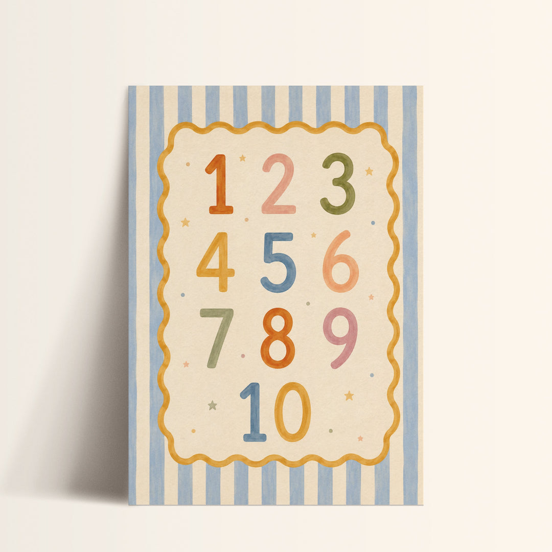 Numbers 1 to 10 Print