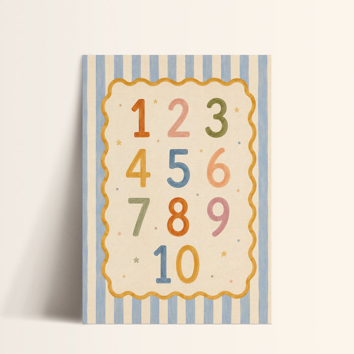 Numbers 1 to 10 Print