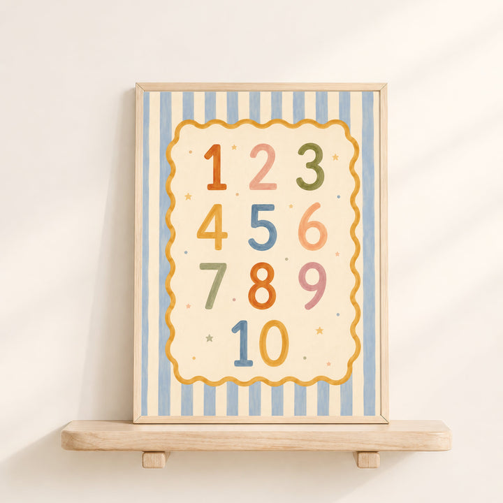 Numbers 1 to 10 Print