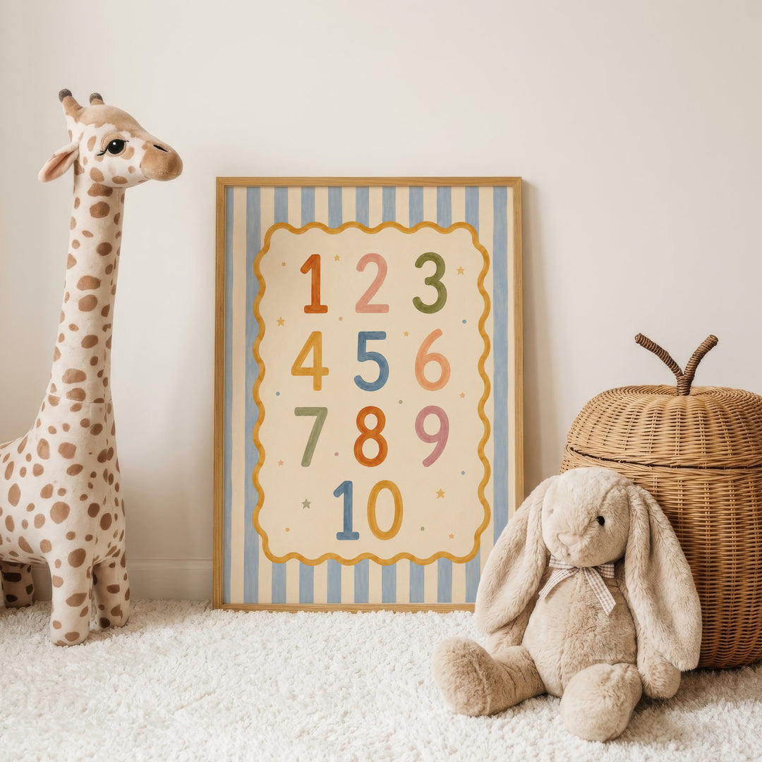 Numbers 1 to 10 Print