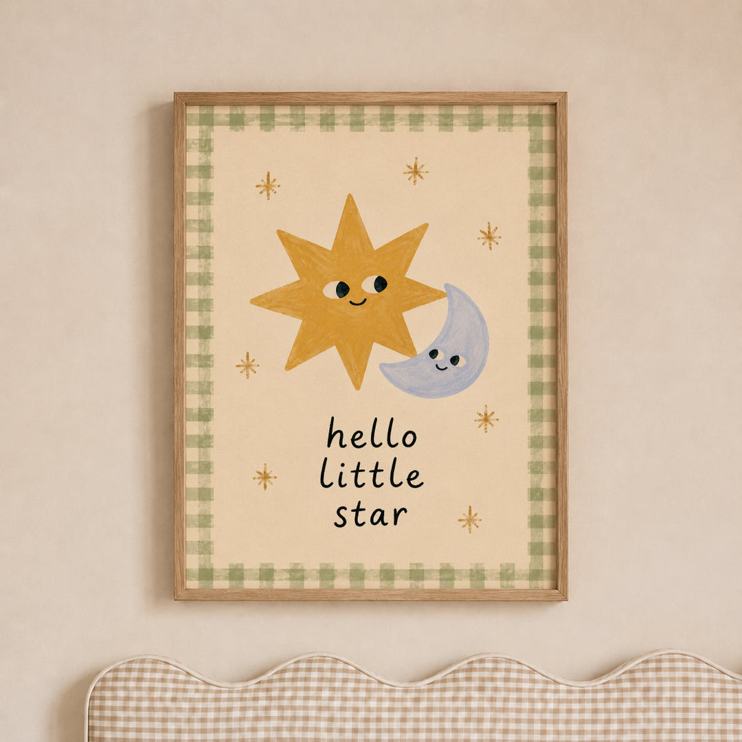 Hello Little Star Print