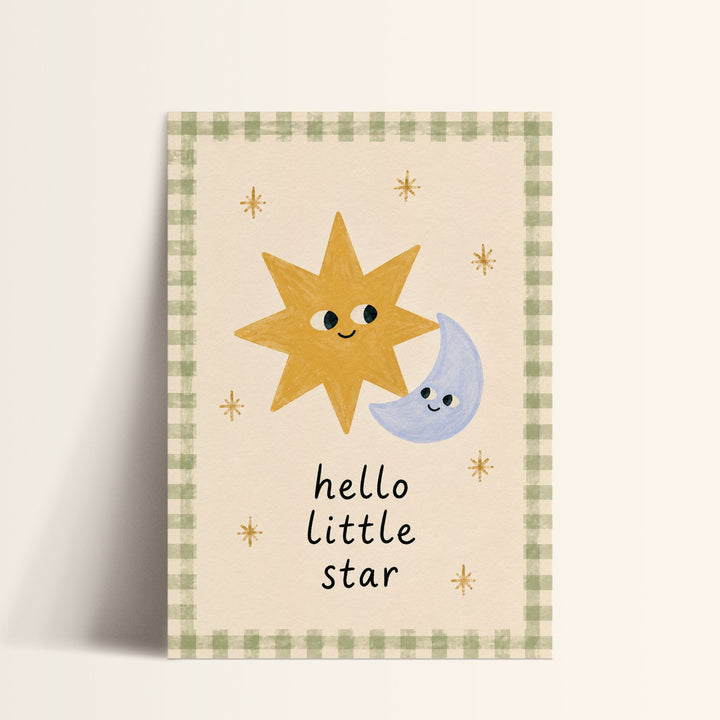 Hello Little Star Print