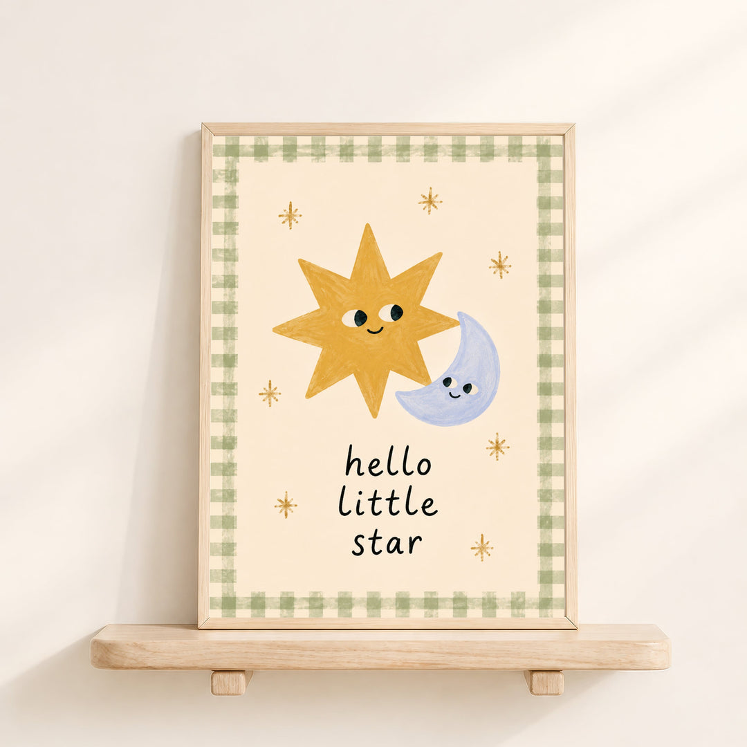Hello Little Star Print