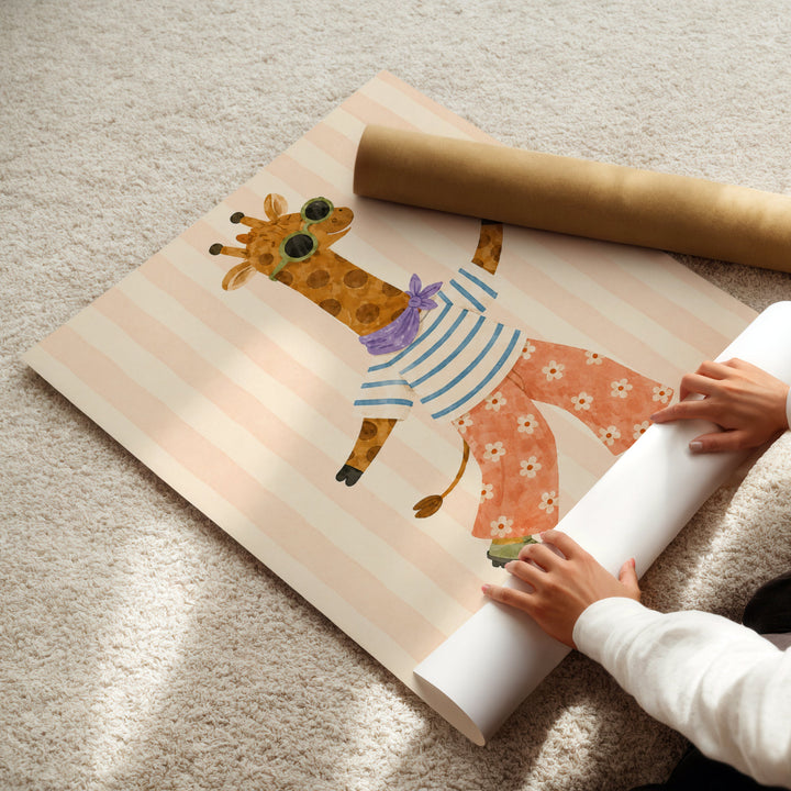 Sorrel the Skater Giraffe Print