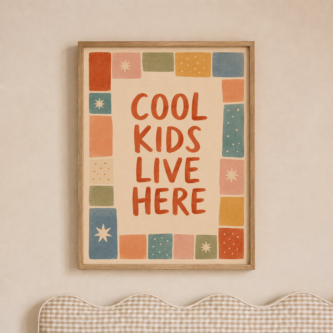 Cool Kids Live Here Print