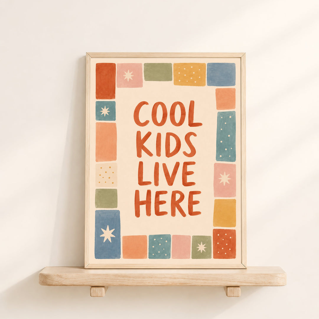 Cool Kids Live Here Print