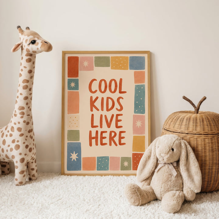 Cool Kids Live Here Print