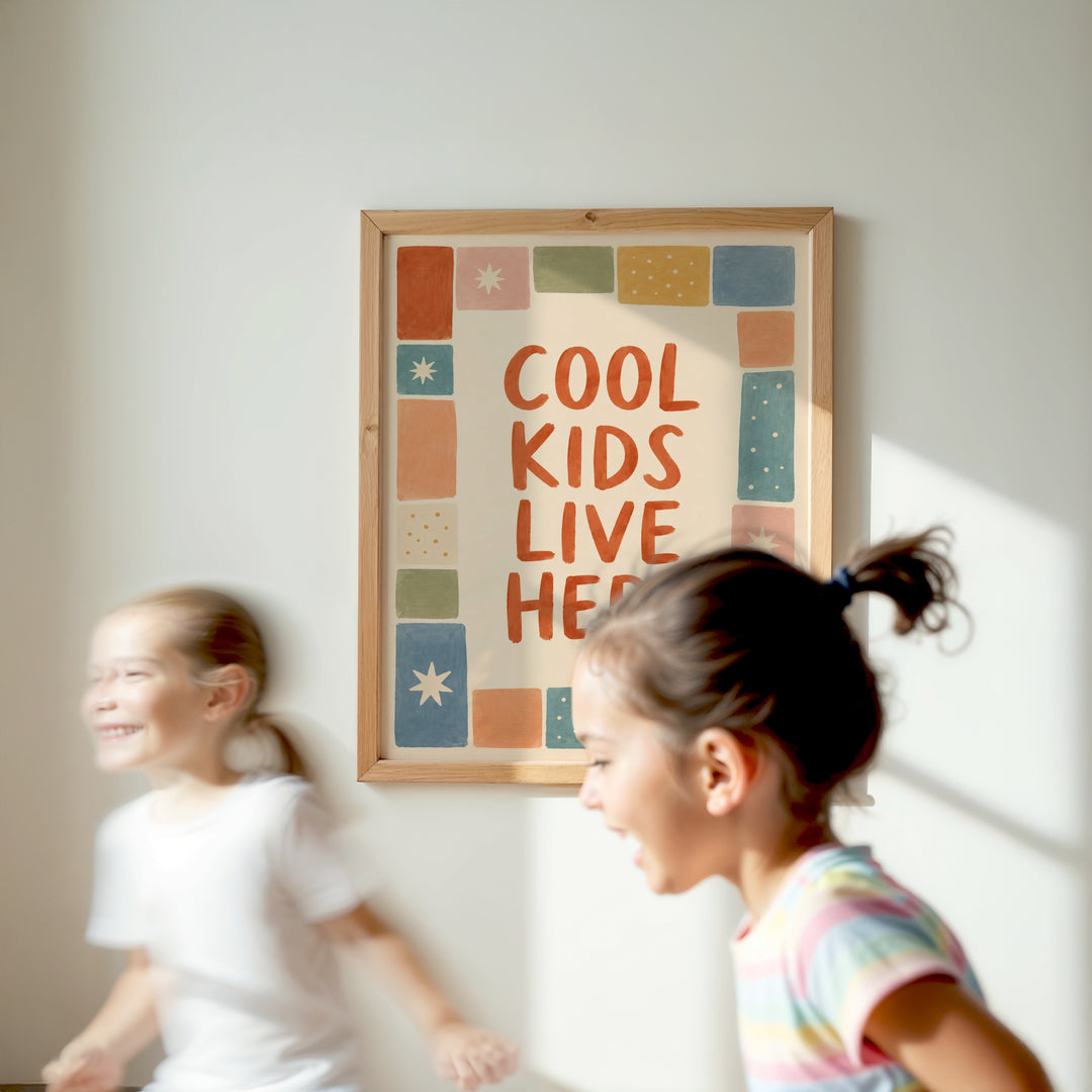Cool Kids Live Here Print