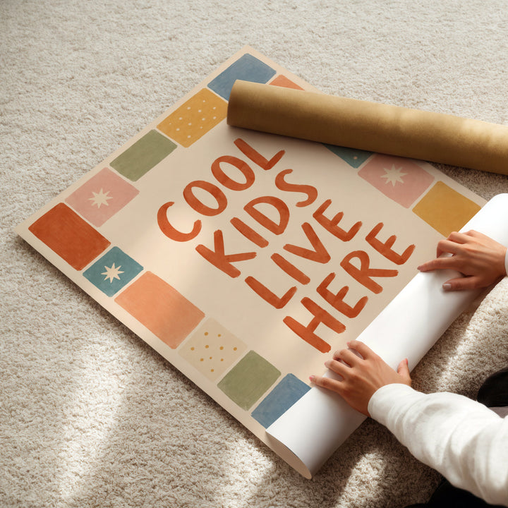 Cool Kids Live Here Print