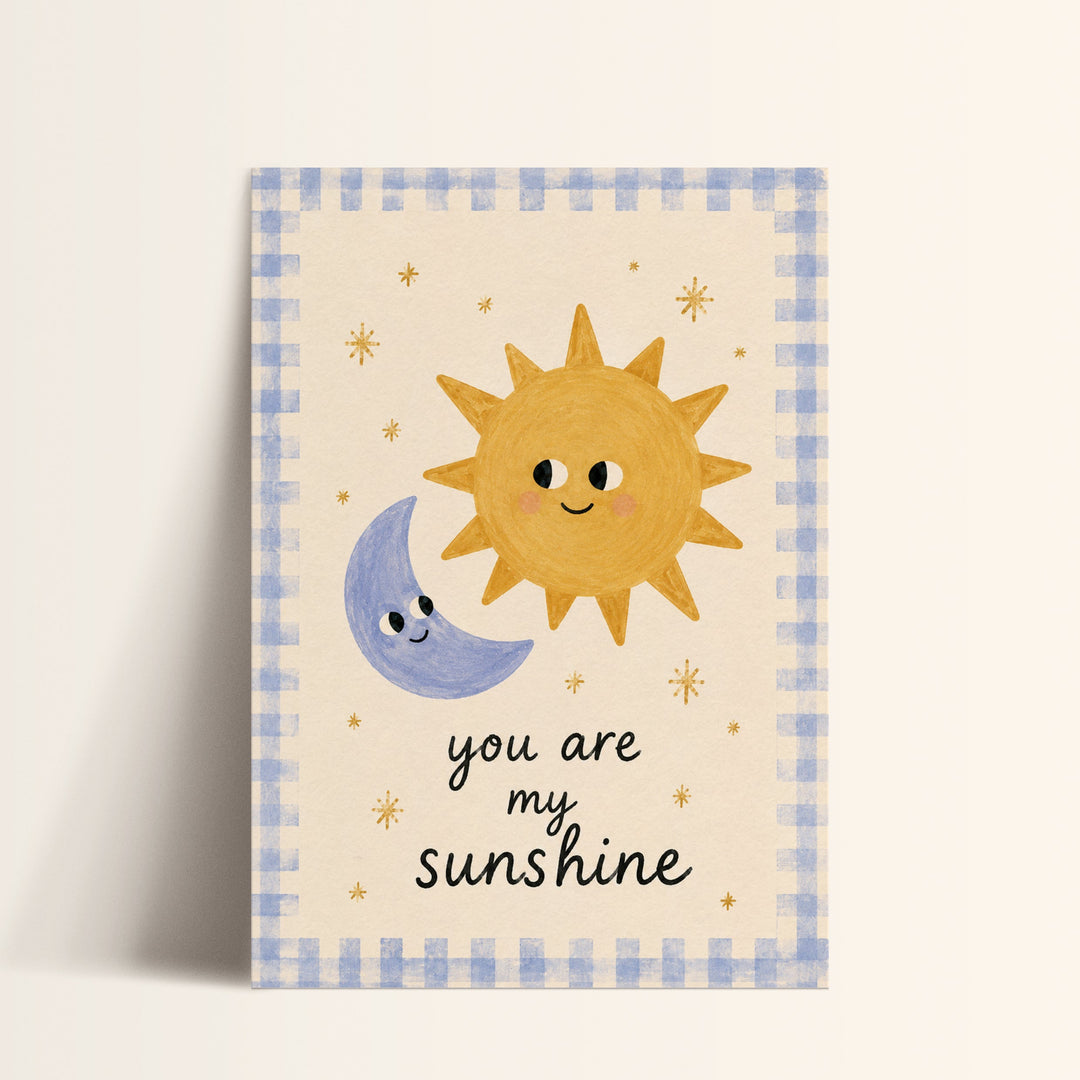 You Are My Sunshine (Sun & Moon) Print