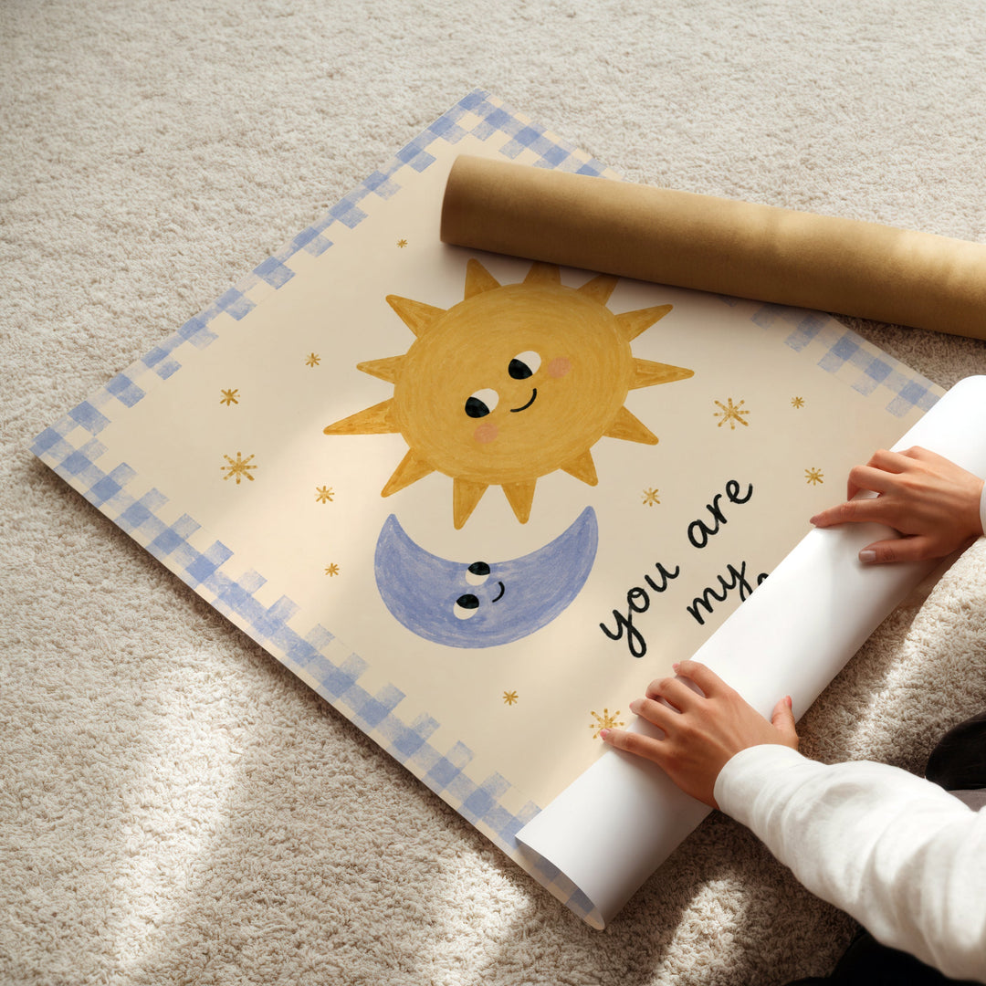 You Are My Sunshine (Sun & Moon) Print