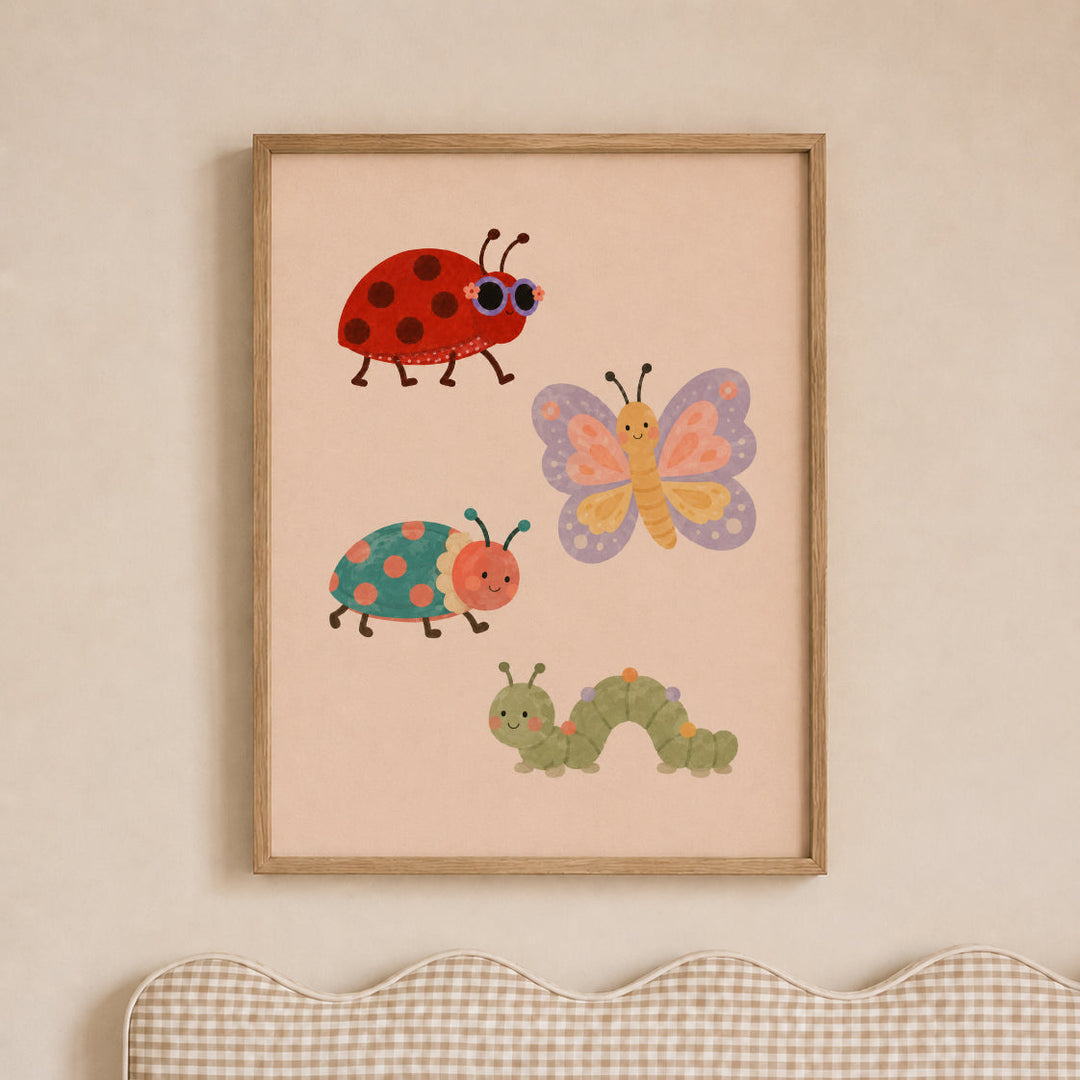 Little Bug Friends Print