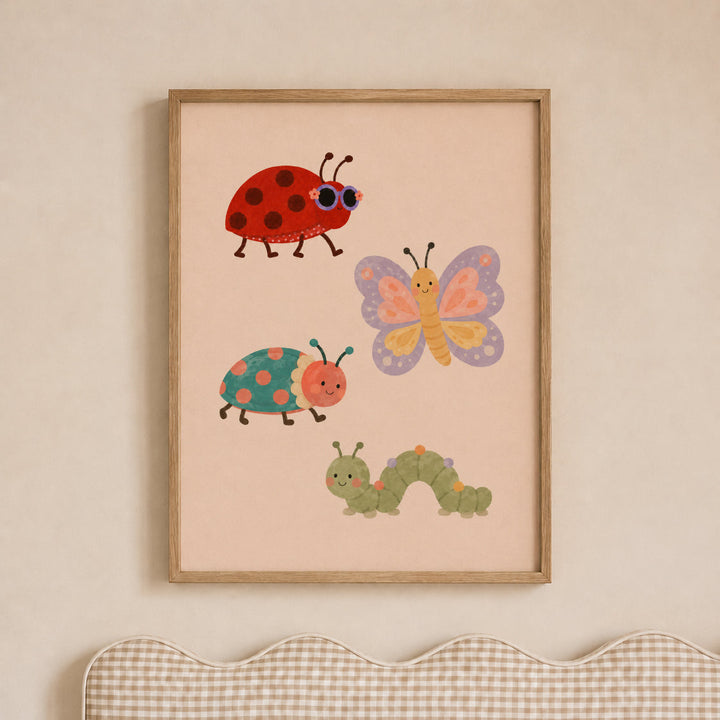 Little Bug Friends Print