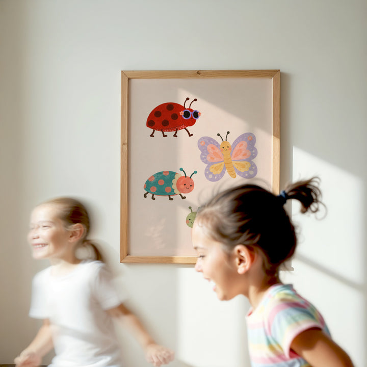 Little Bug Friends Print