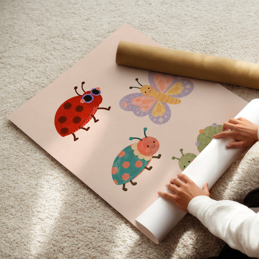 Little Bug Friends Print