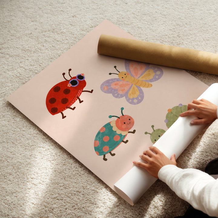 Little Bug Friends Print