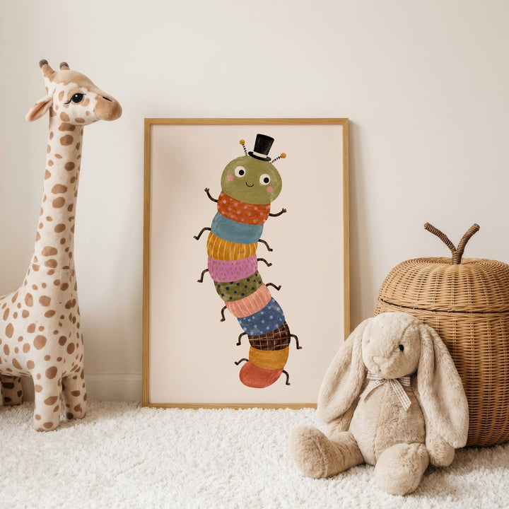 Wriggle the Top-Hat Caterpillar Print