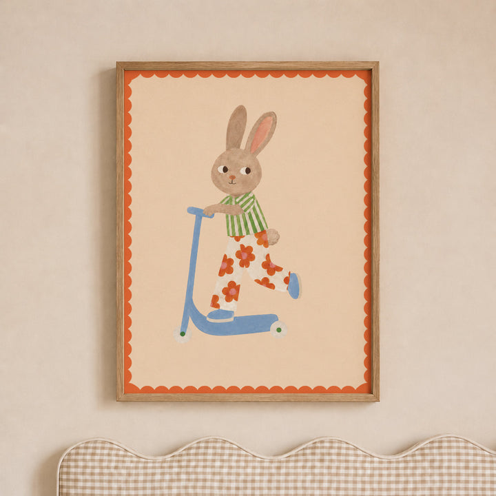 Poppy the Blossom Bunny Print