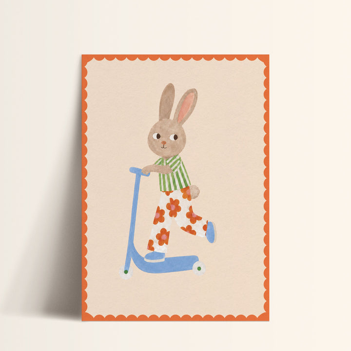 Poppy the Blossom Bunny Print
