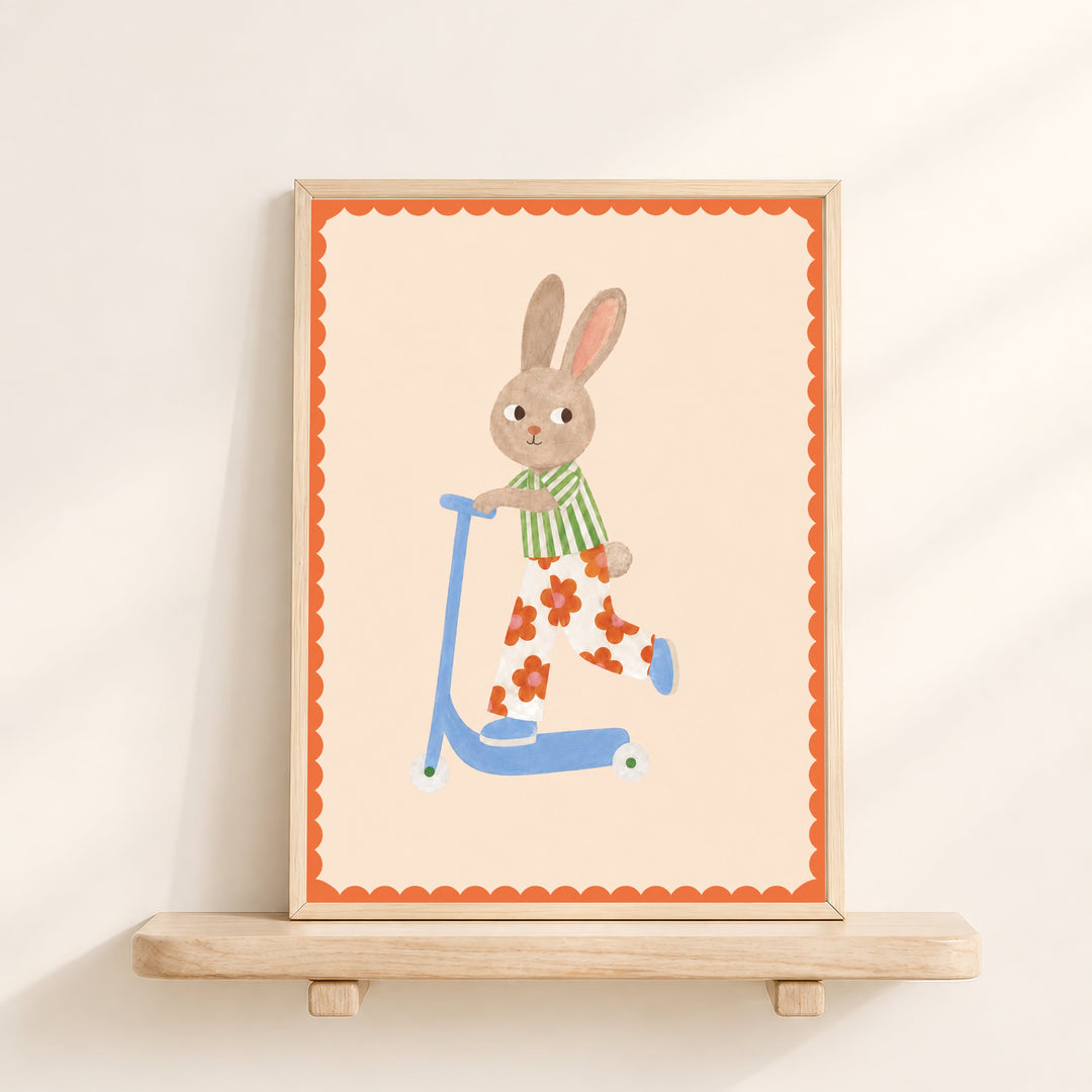 Poppy the Blossom Bunny Print