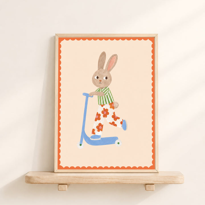 Poppy the Blossom Bunny Print