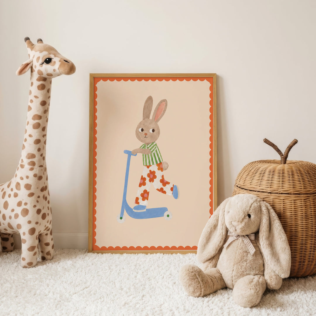 Poppy the Blossom Bunny Print