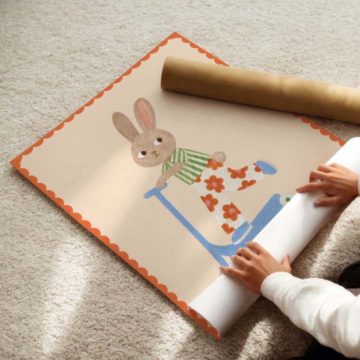 Poppy the Blossom Bunny Print