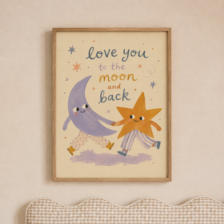 To the Moon and Back Print