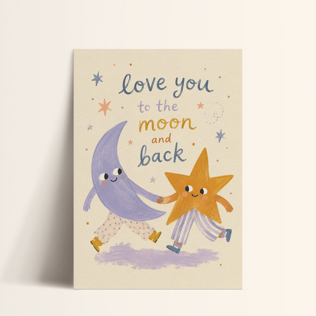 To the Moon and Back Print