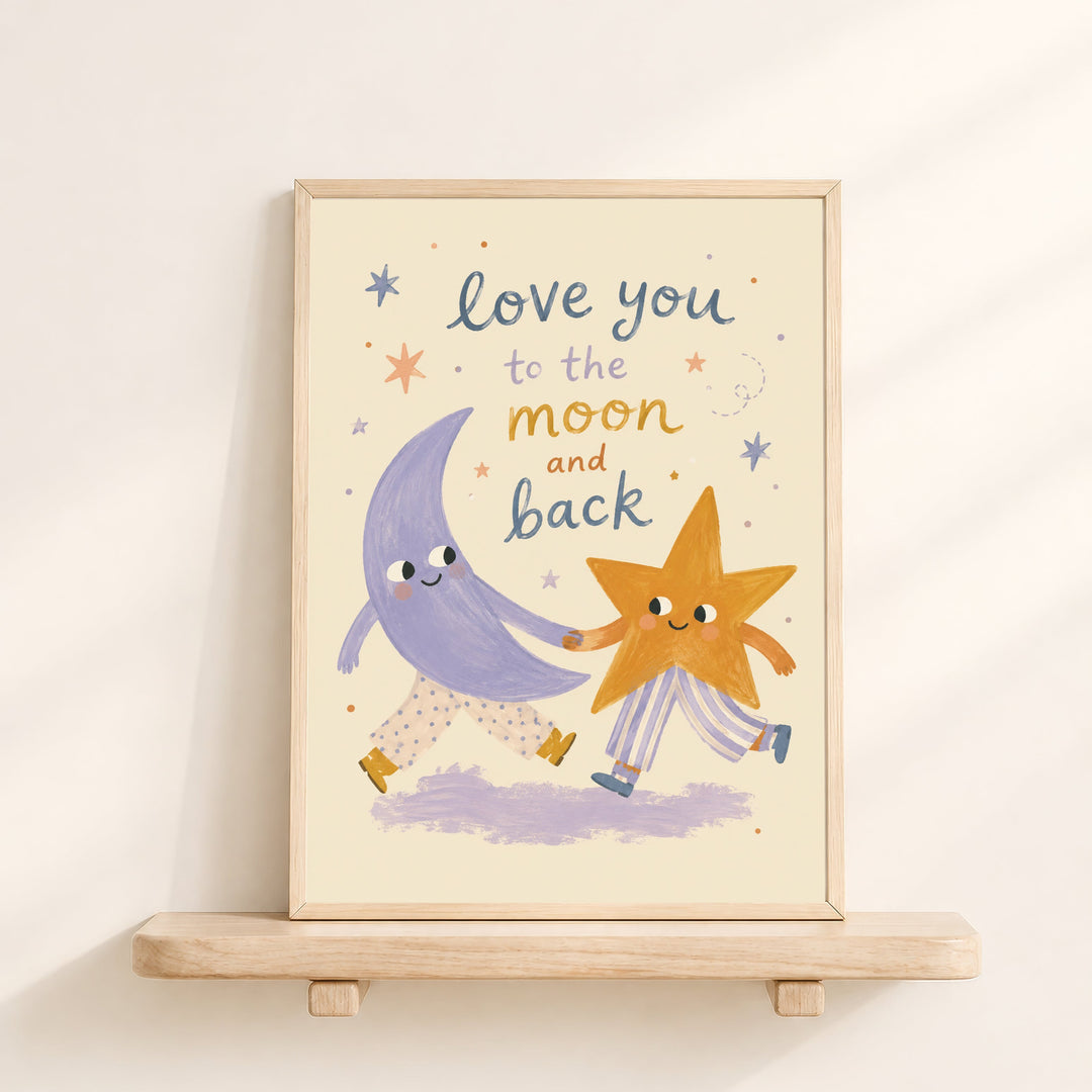 To the Moon and Back Print