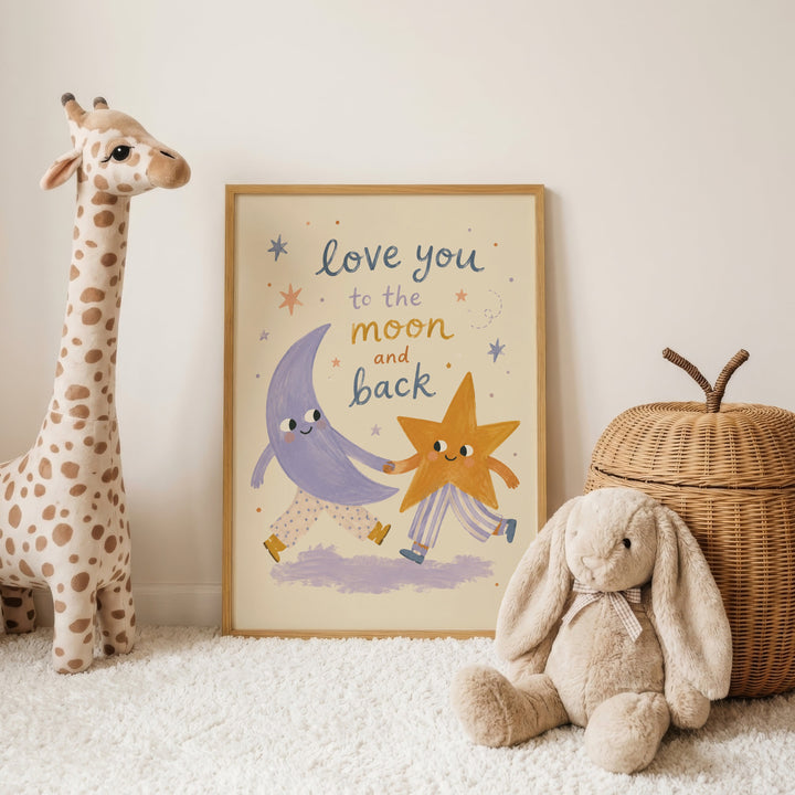To the Moon and Back Print