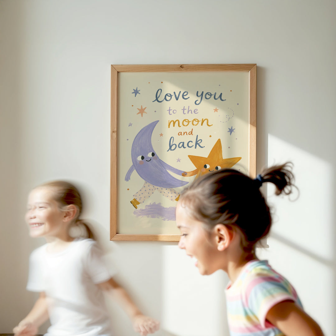 To the Moon and Back Print
