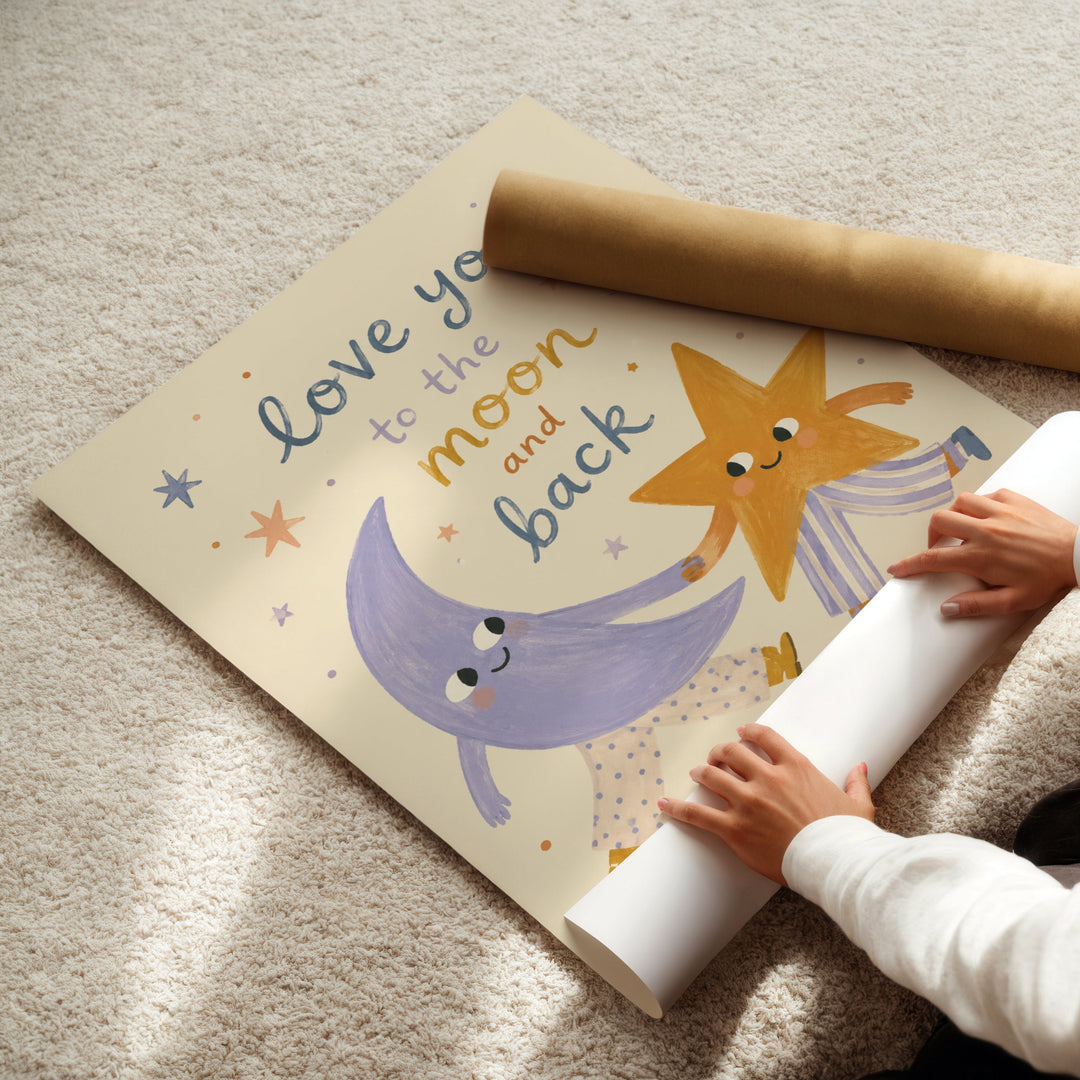 To the Moon and Back Print