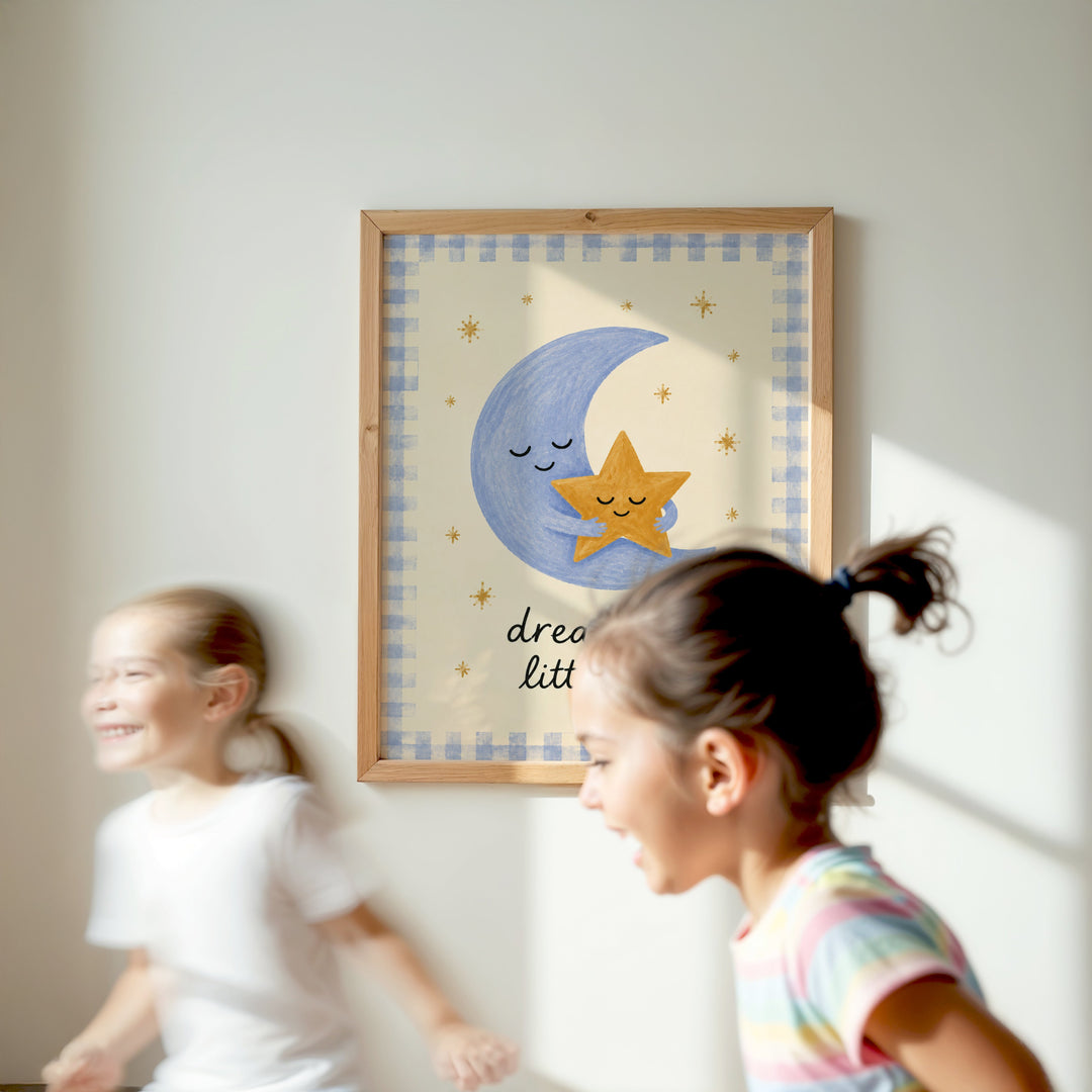 Dream Big Little One (Moon & Star) Print