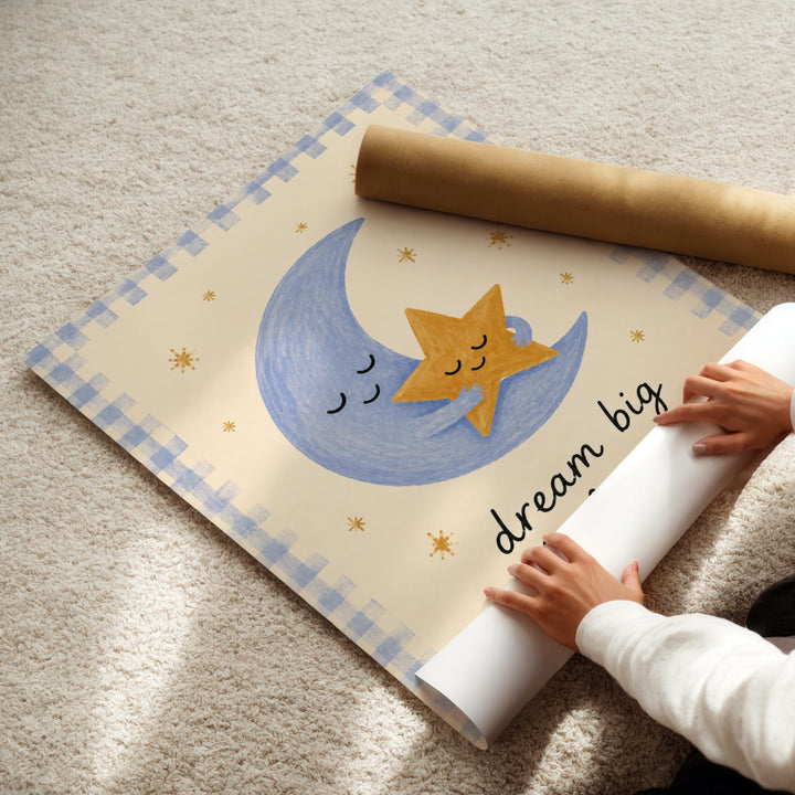 Dream Big Little One (Moon & Star) Print