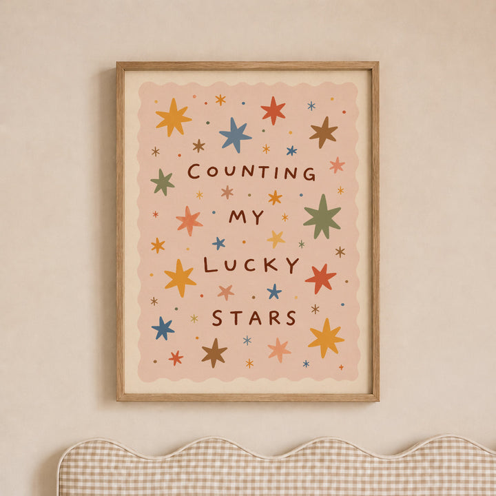 Counting My Lucky Stars Print