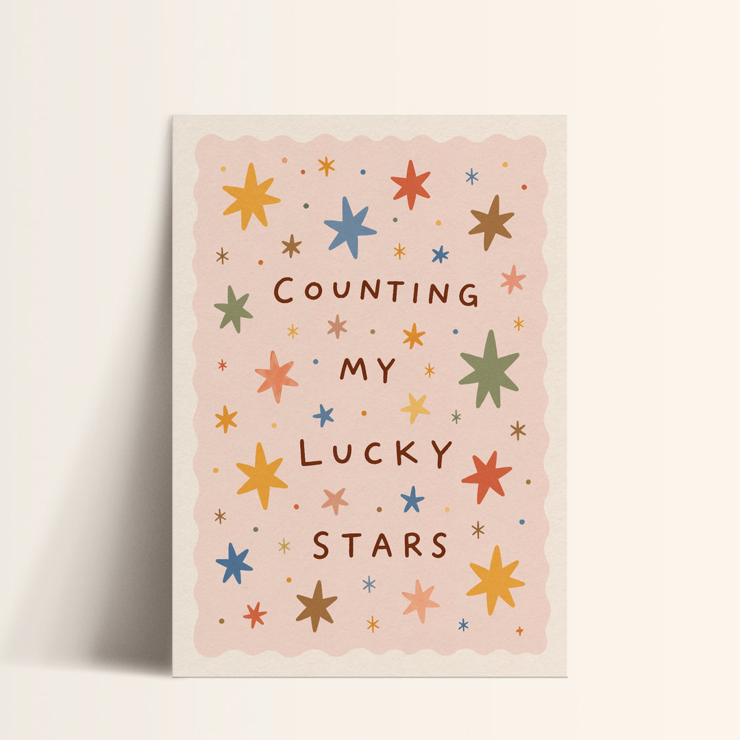 Counting My Lucky Stars Print
