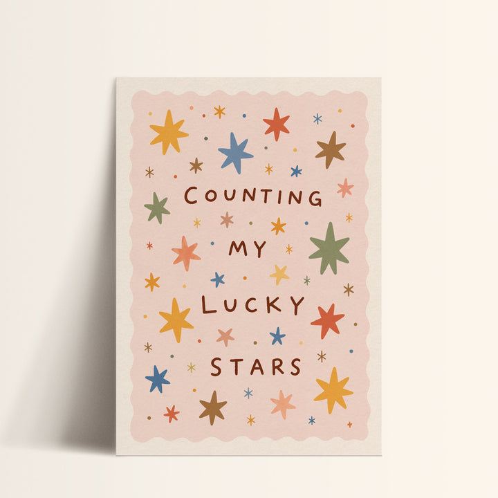 Counting My Lucky Stars Print