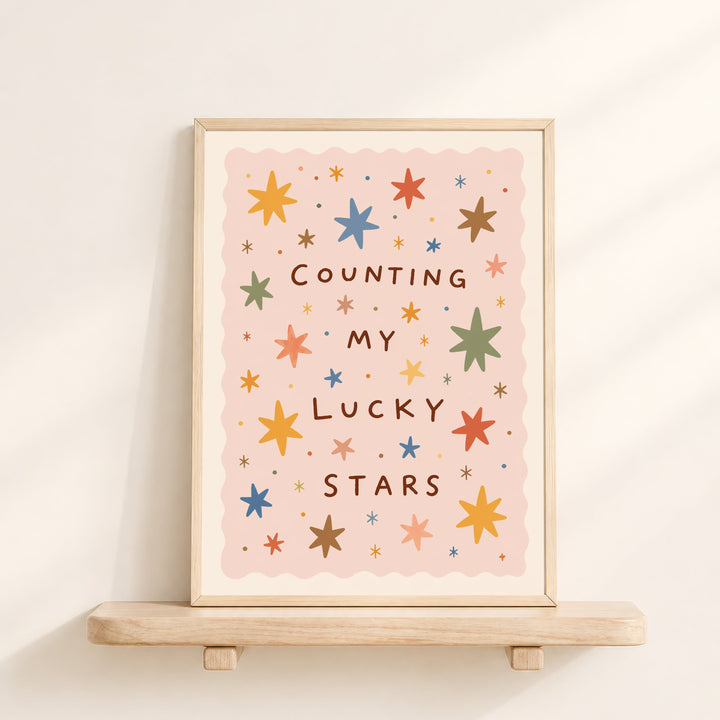 Counting My Lucky Stars Print