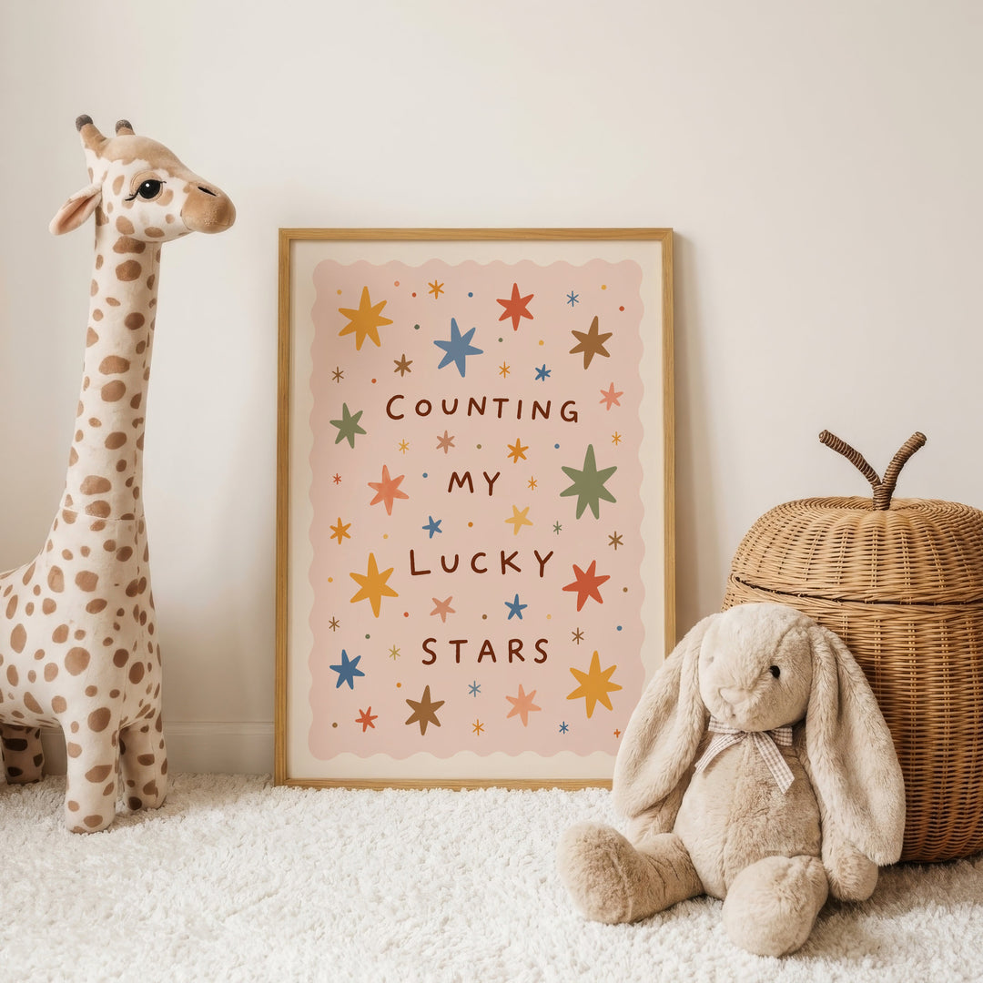 Counting My Lucky Stars Print