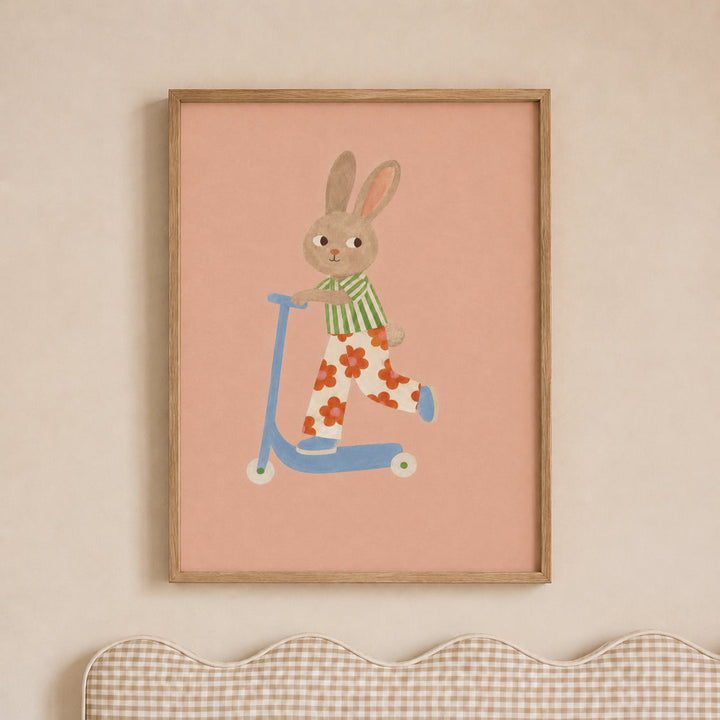 Apricot the Blossom Bunny Print