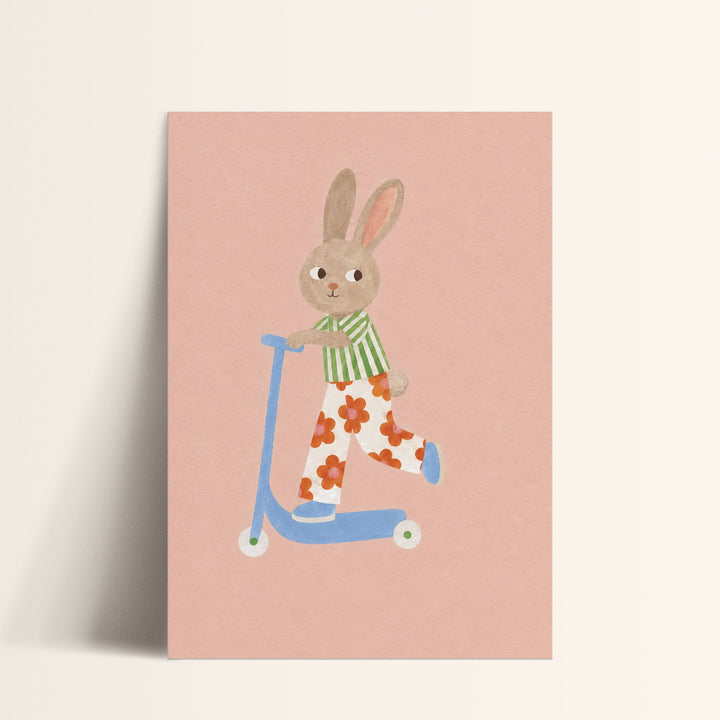 Apricot the Blossom Bunny Print