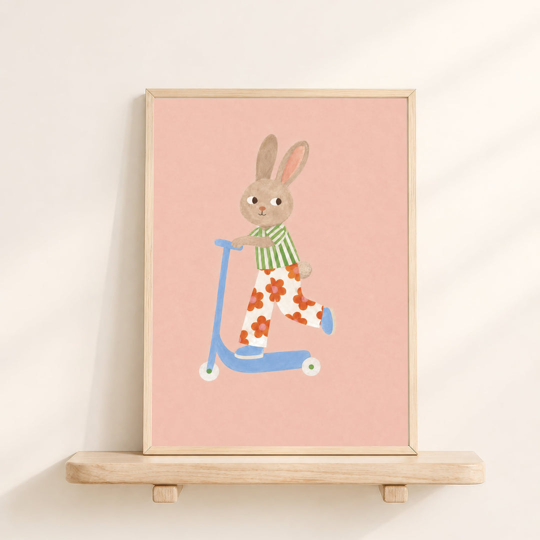 Apricot the Blossom Bunny Print