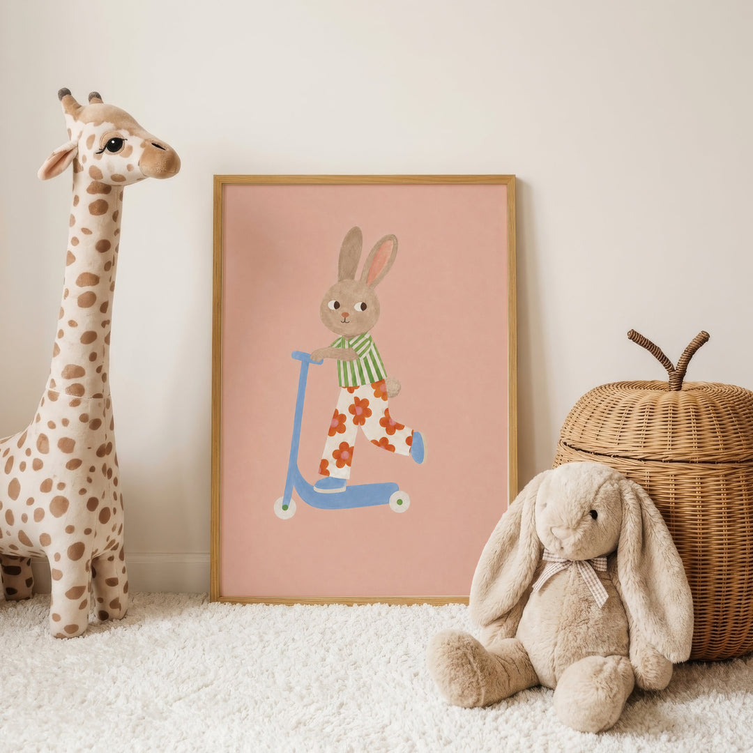 Apricot the Blossom Bunny Print