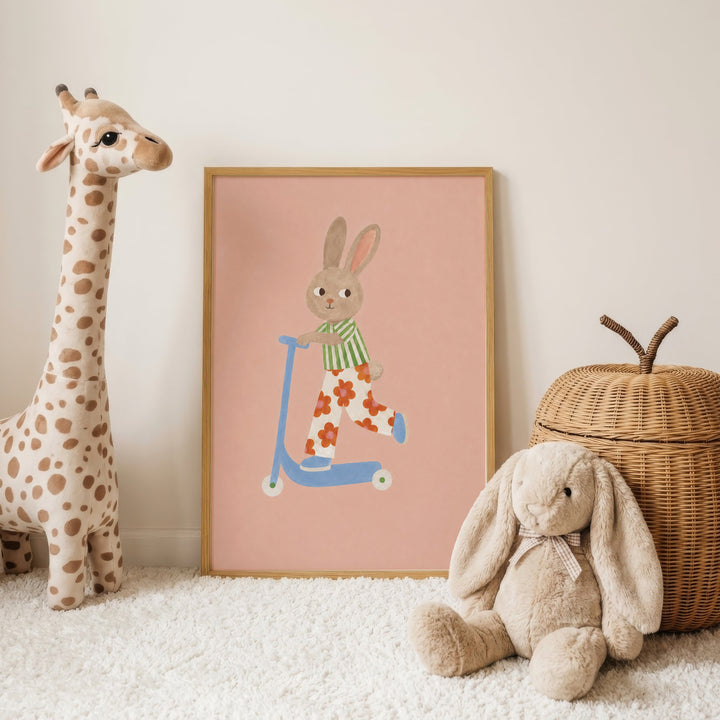 Apricot the Blossom Bunny Print