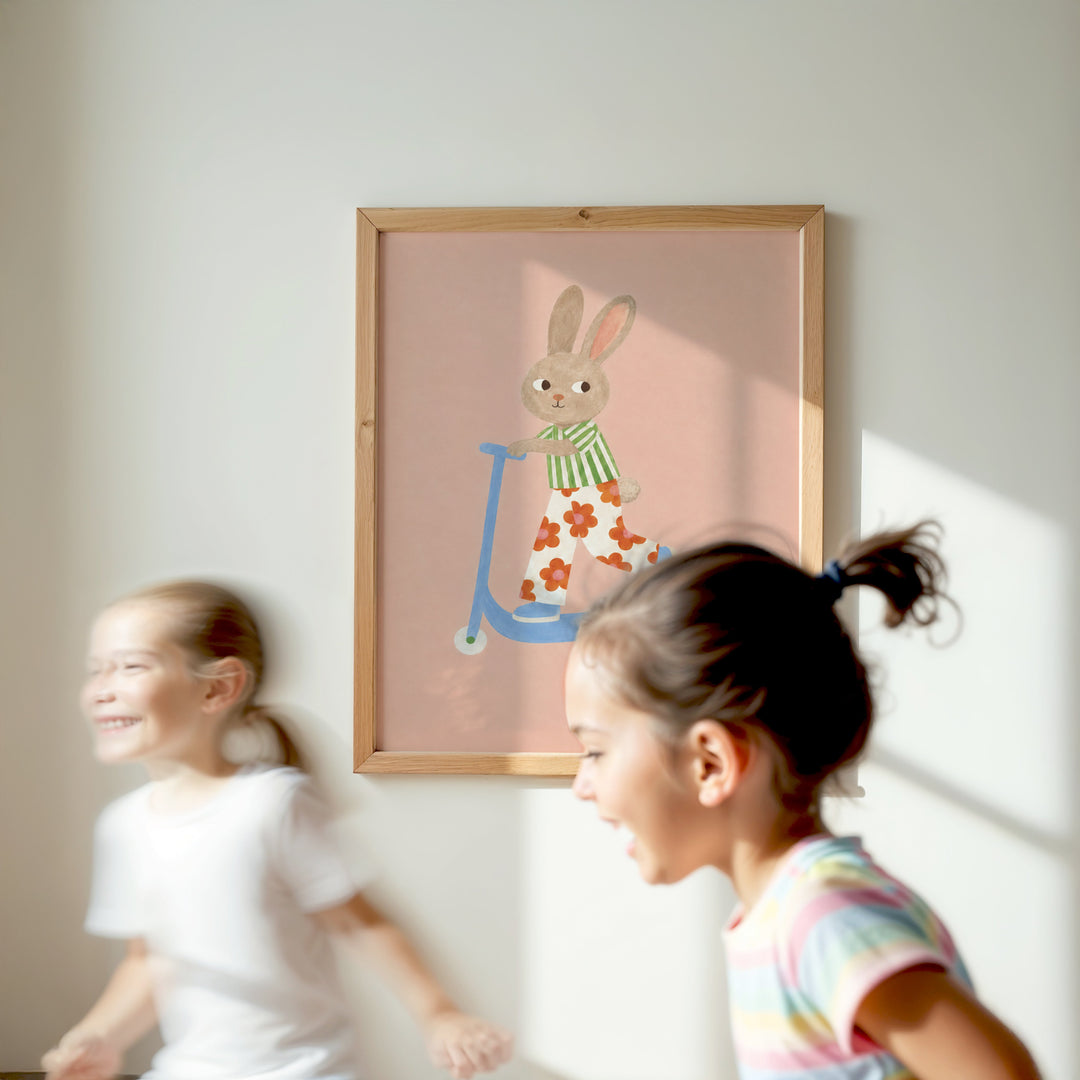 Apricot the Blossom Bunny Print