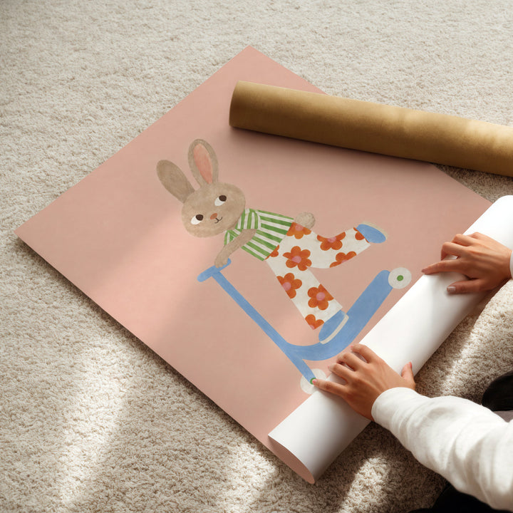 Apricot the Blossom Bunny Print