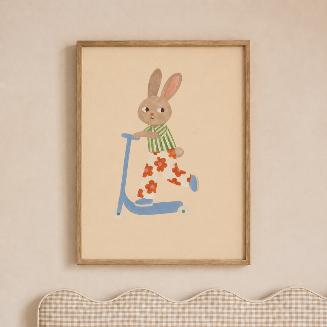 Nutmeg the Blossom Bunny Print