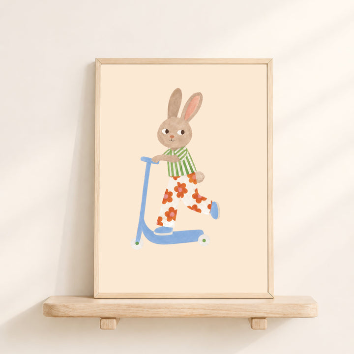 Nutmeg the Blossom Bunny Print